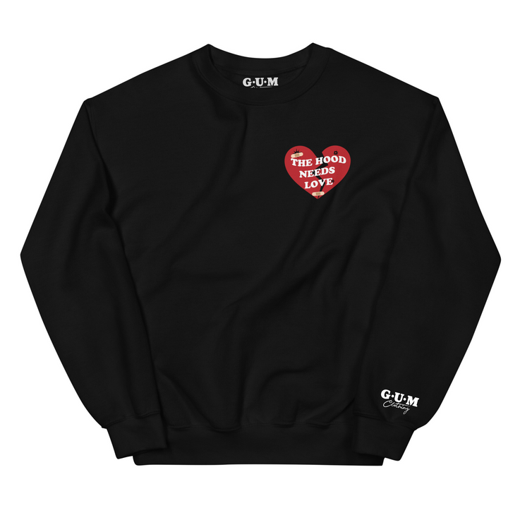 The Hood Needs Love 'THNL' Sweatshirt - Gum Clothing Store