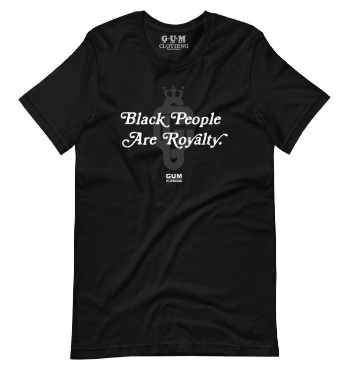 "BPAR" - Black People Are Royalty Tee Black - Gum Clothing Store