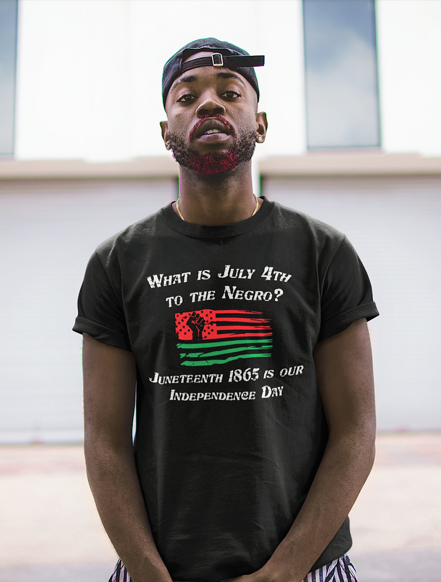 Frederick Douglass "What is July 4th?" Commemoration Tee - Gum Clothing Store