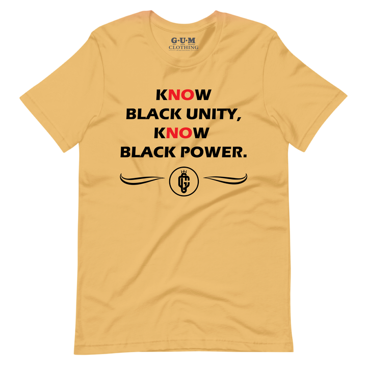 Black Unity Black Power T-Shirt Sandy Beige - Gum Clothing Store
