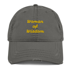 Woman of Wisdom Distressed Dad Hat - Gum Clothing Store
