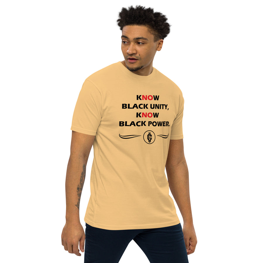 Black Unity Black Power T-Shirt Sandy Beige - Gum Clothing Store
