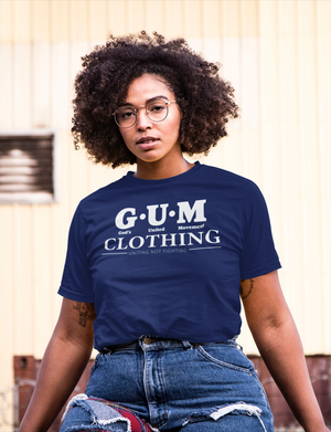 "G.U.M Clothing" Branded Tee Blue - Gum Clothing Store