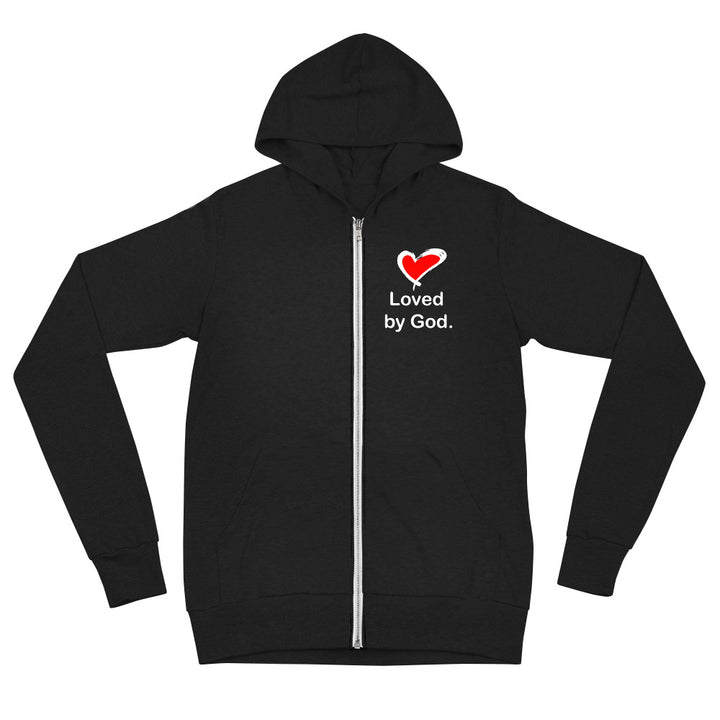 Loved By God zip hoodie - Gum Clothing Store
