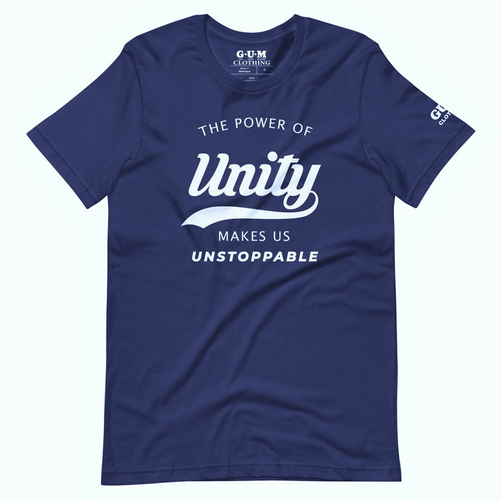 The Power of Unity Unisex t-shirt Blue - Gum Clothing Store