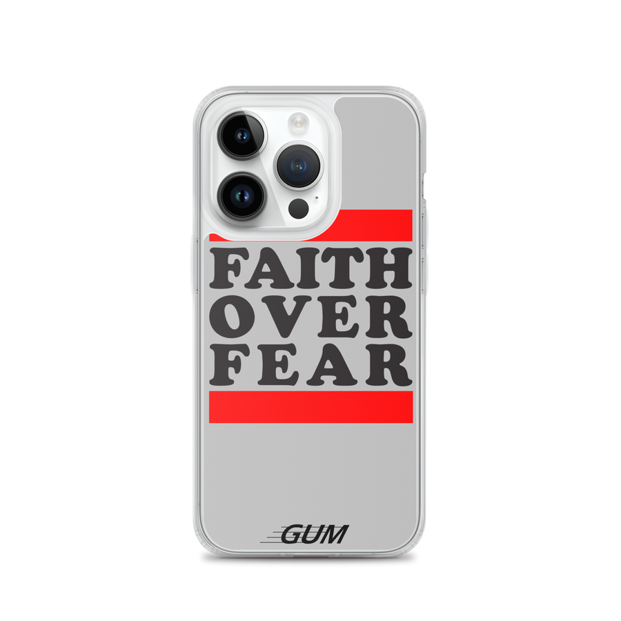 Faith Over Fear iPhone Case - Gum Clothing Store